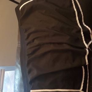 Black with white trim Athletic Shorts